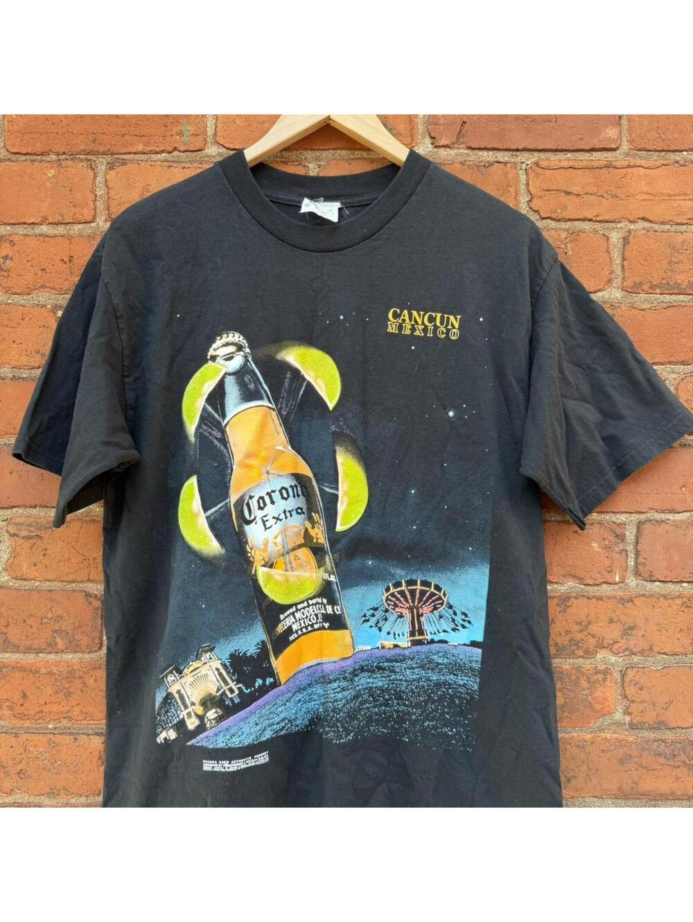 vintage corona beer t shirt 90s/00s L